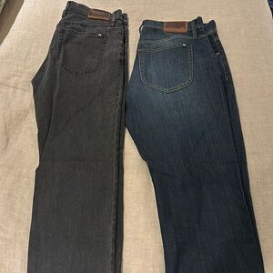 Travis Matthew pants (one pair of blue jeans and one pair gray pants)